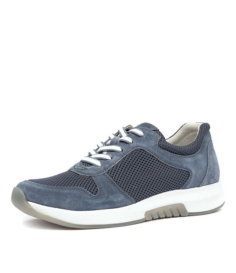 Gabour | Résille Exclusive En Daim Bleu Westlyn